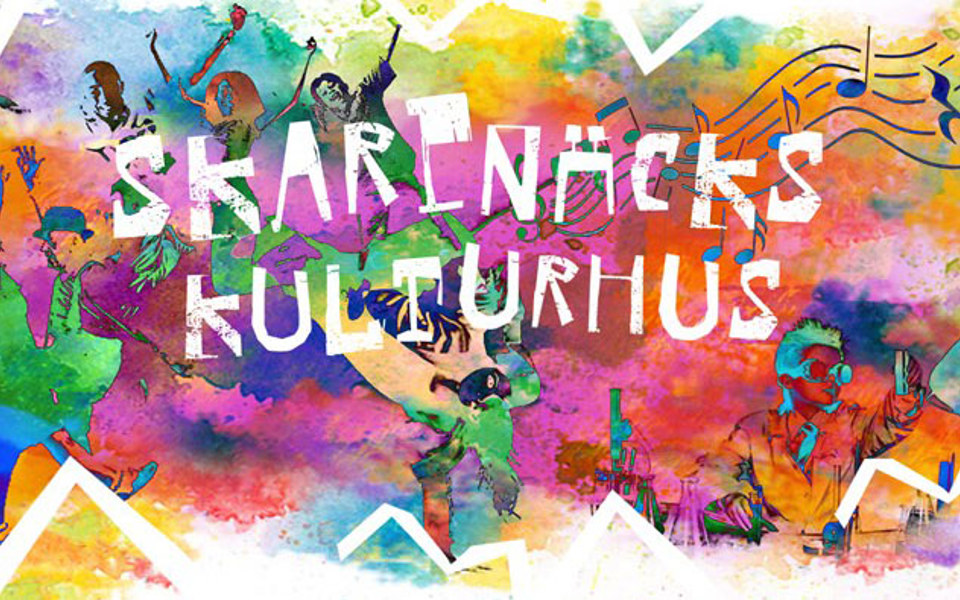 Illustration  för Skarpnäcks kulturhus 