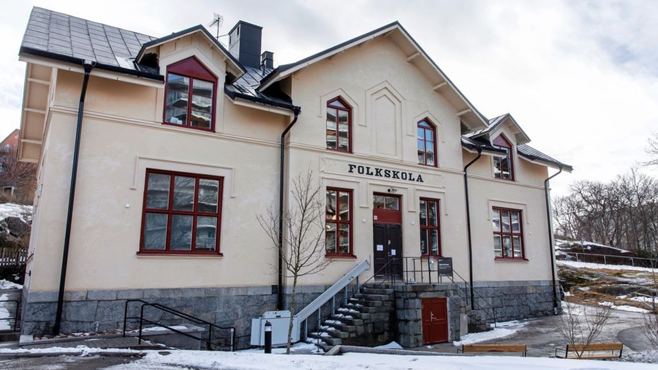 Liljeholmshuset, på Katrinebergsbacken 12 nära Liljeholmstorget